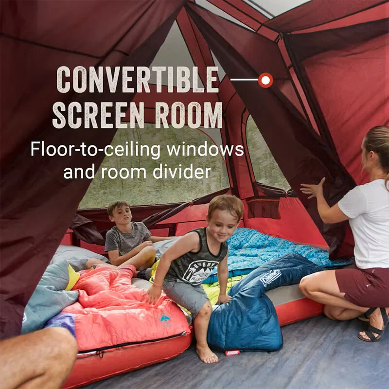 COLEMAN SKYLODGE 10 PERSON TENT - BLACKBERRY - Image 2