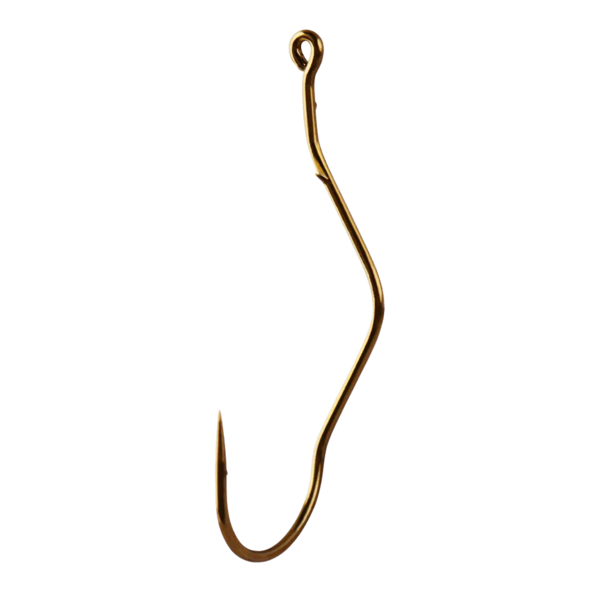 MUSTAD SLOW DEATH ABERDEEN HOOK #4 BEND SHANK - BRONZE