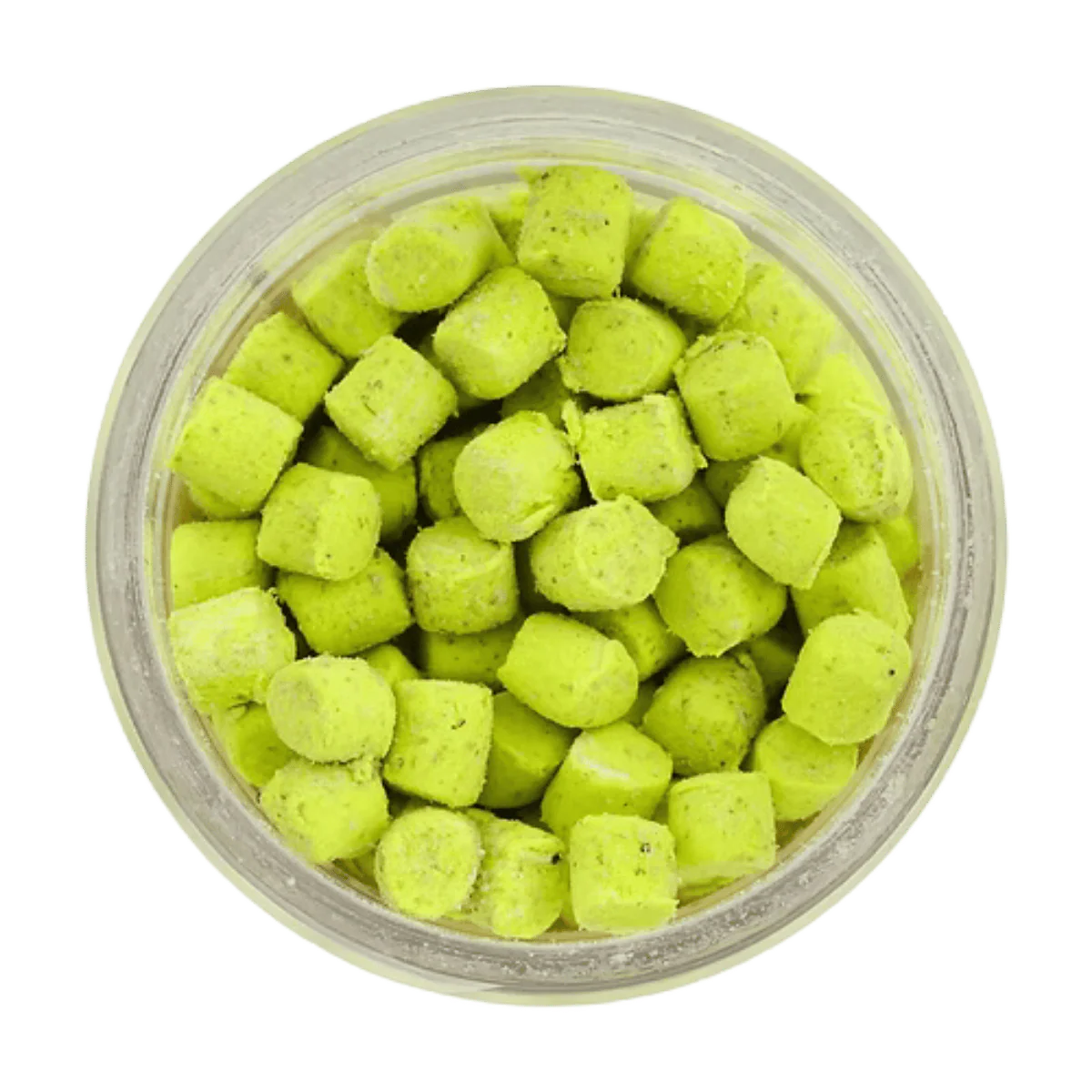 BERKLEY POWER BAIT CHROMA-GLOW CRAPPIE NIBBLES GLOW CHARTREUSE