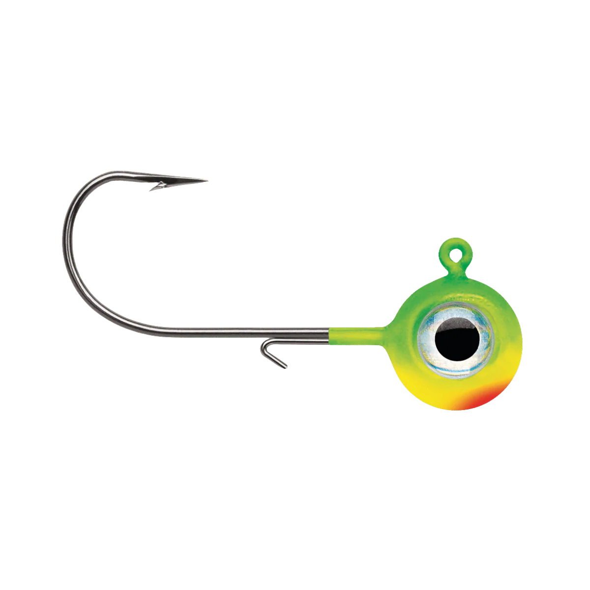VMC NEON MOON EYE JIG - 1/32OZ - CHARTREUSE LIME GREEN