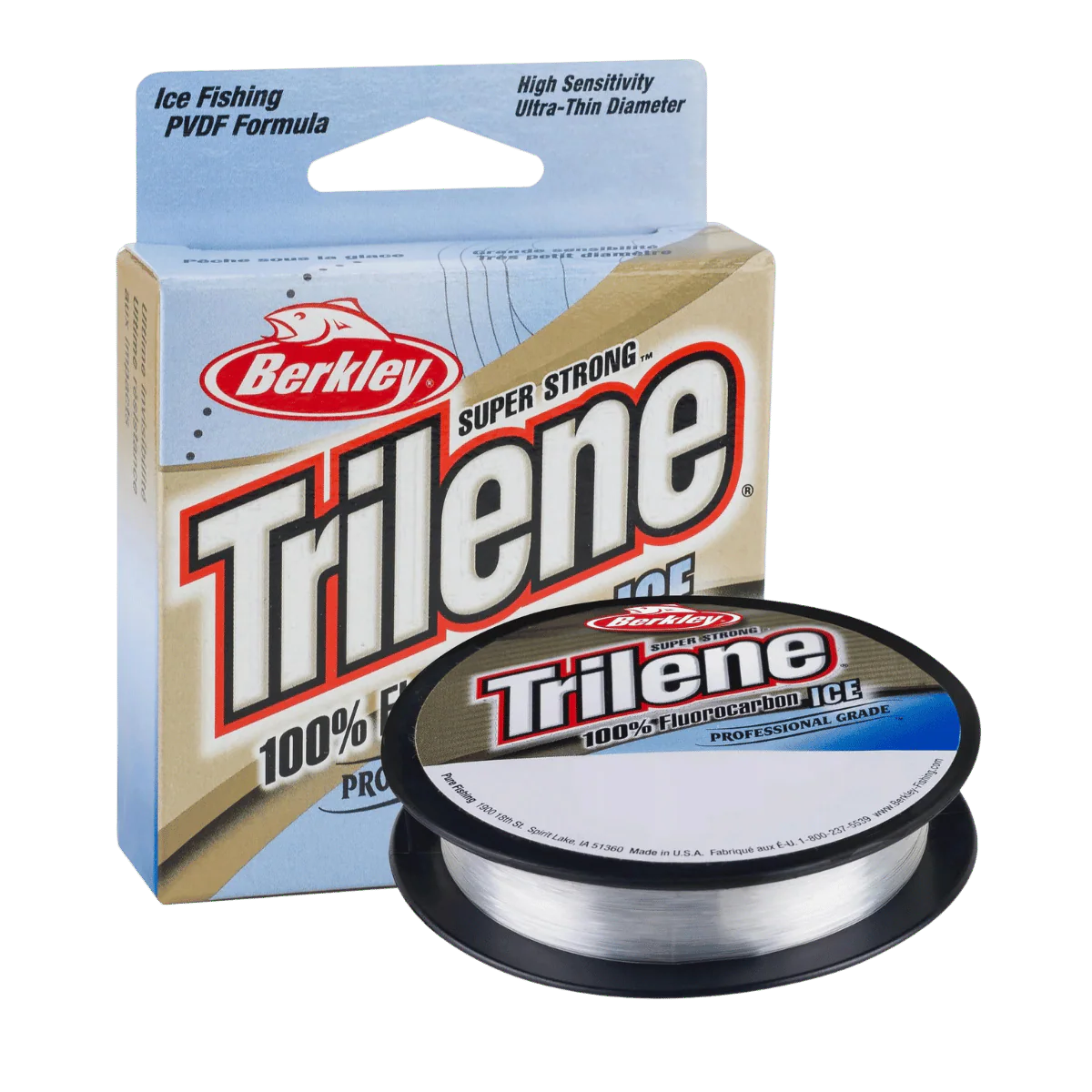 TRILENE FLO MICRO ICE LNE 75YD CLEAR 4LBS