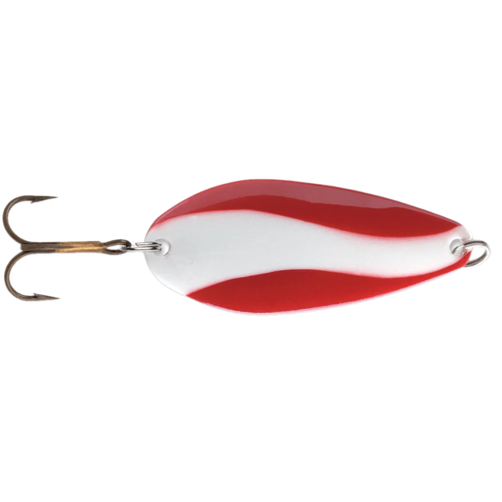 STROBE TEAR DROP SPOON 5/8OZ RED/WHITE