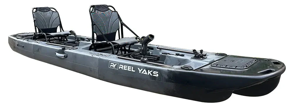 ReelYaks 14ft Raider Tandem Propeller Drive Modular Fishing Kayak - Image 7