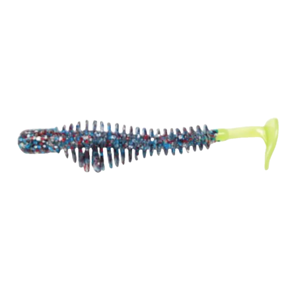 PULSER PADDLE TAIL 8PK 2.45IN CHART/GRN CORE