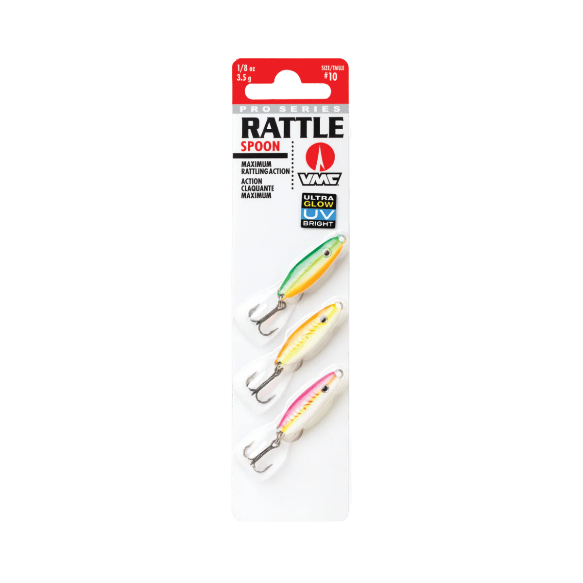 VMC RATTLE SPOON KIT - 1/16OZ - GLOW UV