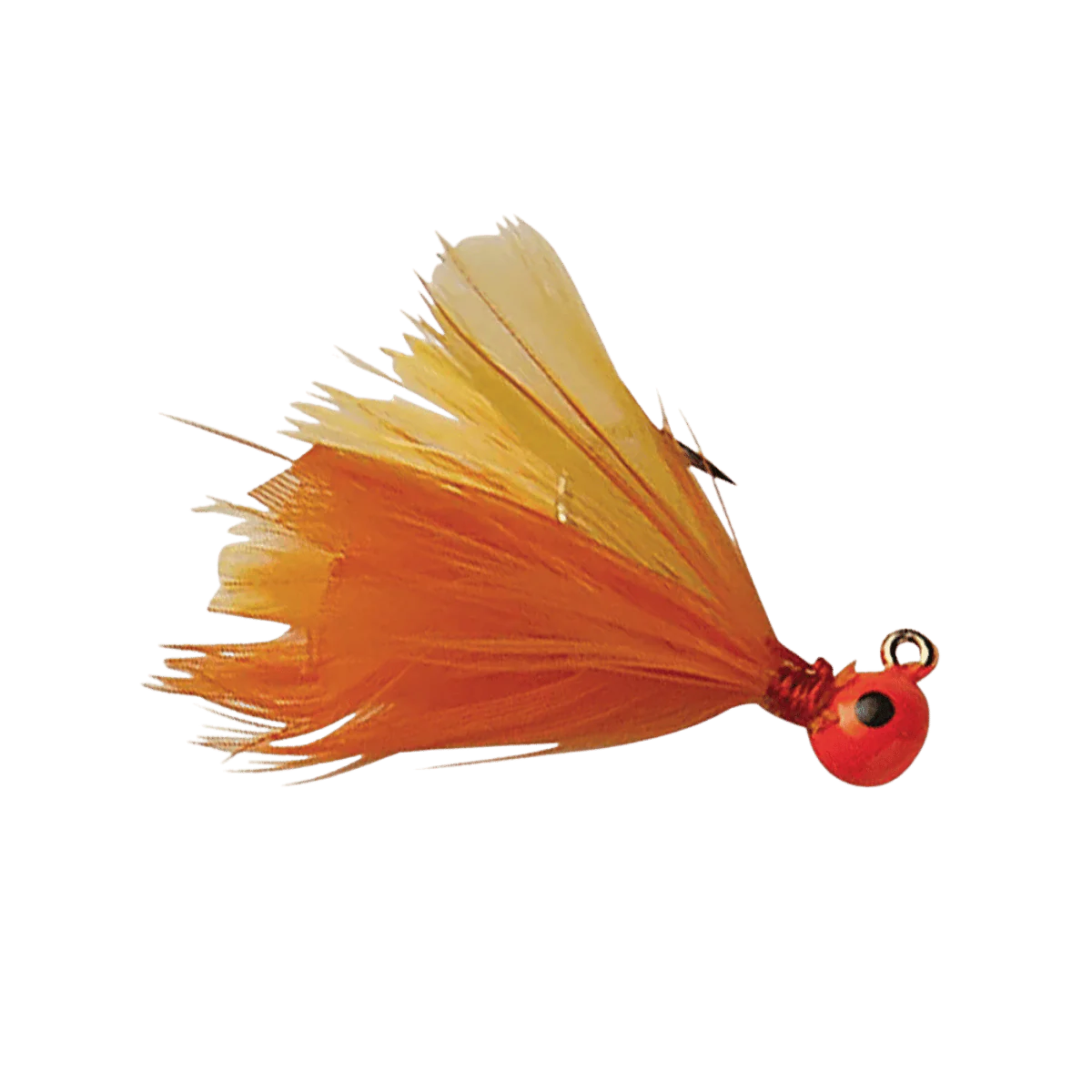 DOUBLE OO FLU-FLU JIG 2PK 1/32OZ ORANGE/ORANGE-YELLOW