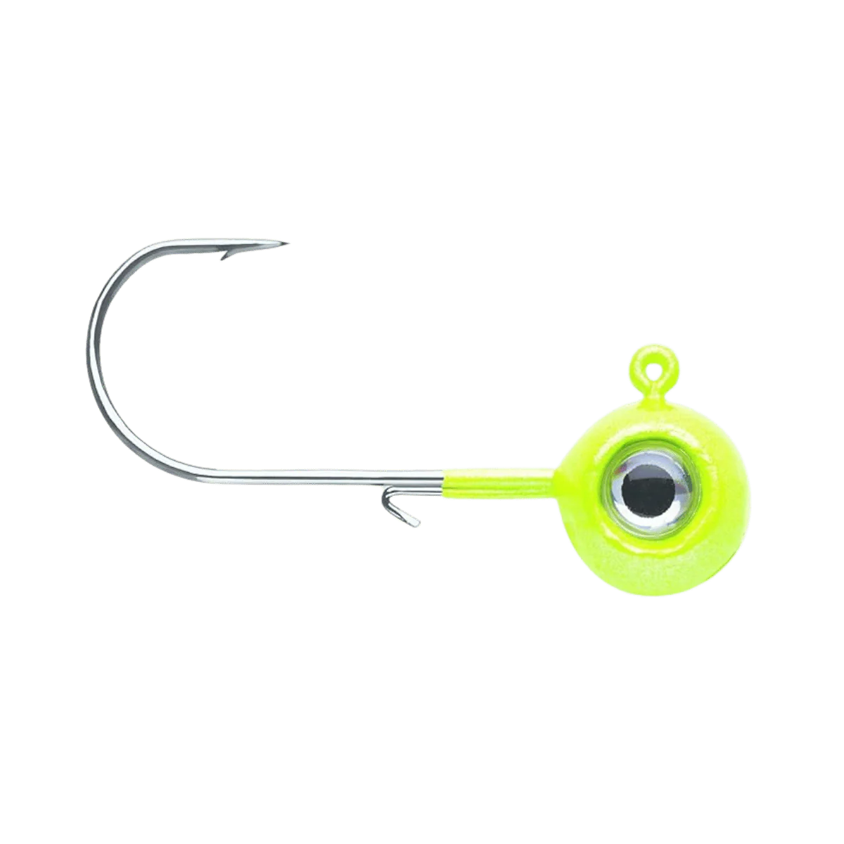 VMC NEON MOON EYE JIG 1/16OZ - GLOW CHARTREUSE