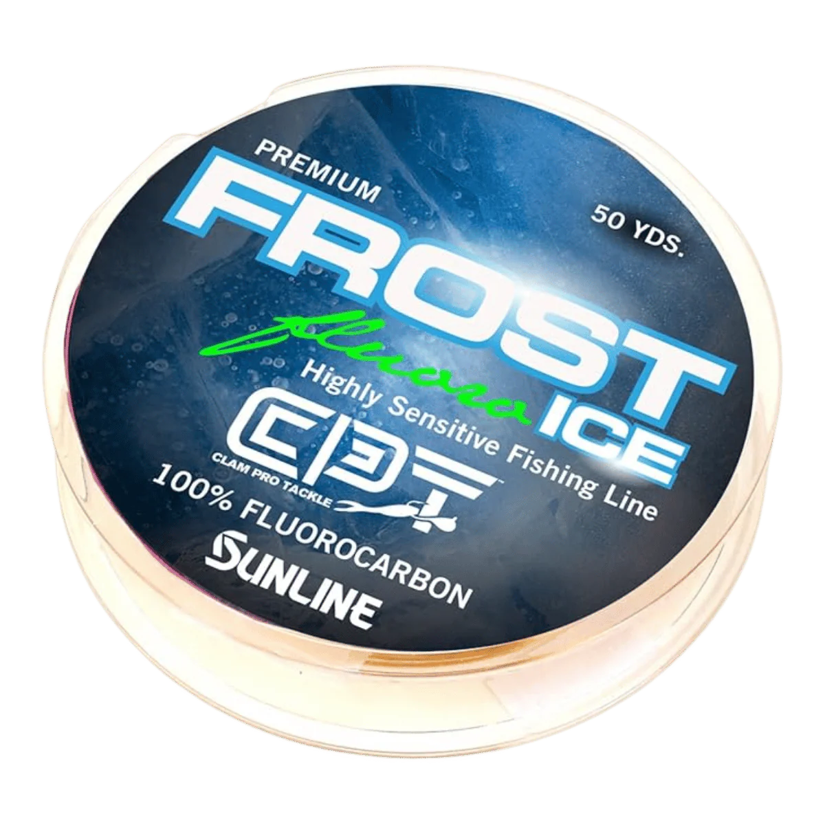 CLAM CPT FROST FLOUROCARBON 50YD - 7LB - CHART/CLEAR