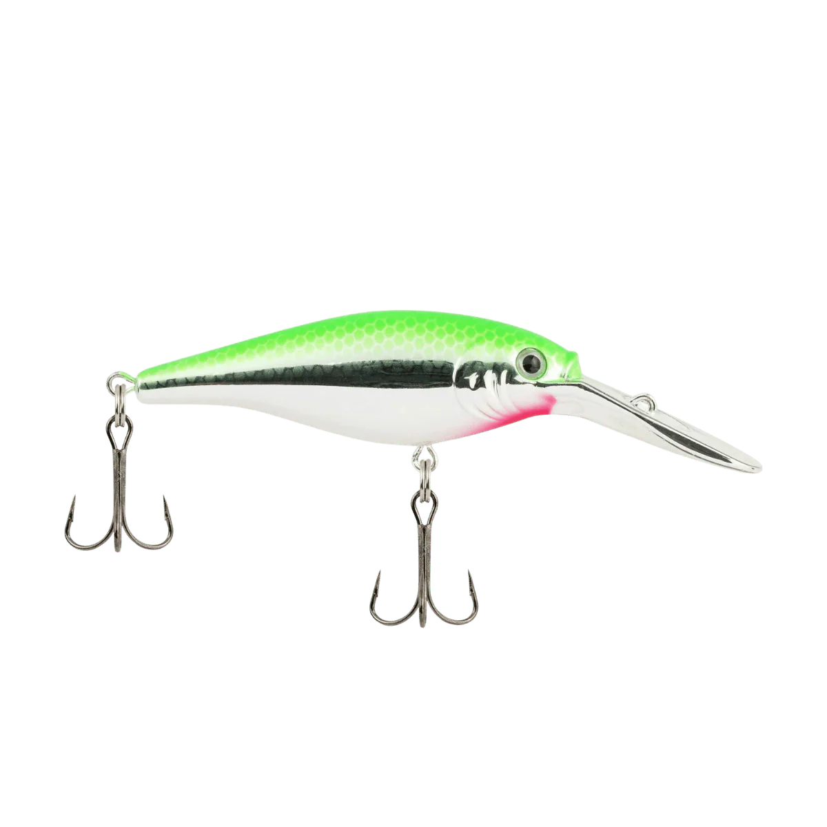 BERKLEY FLICKER SHAD 3/16OZ HARD BAIT - LIME CHROME