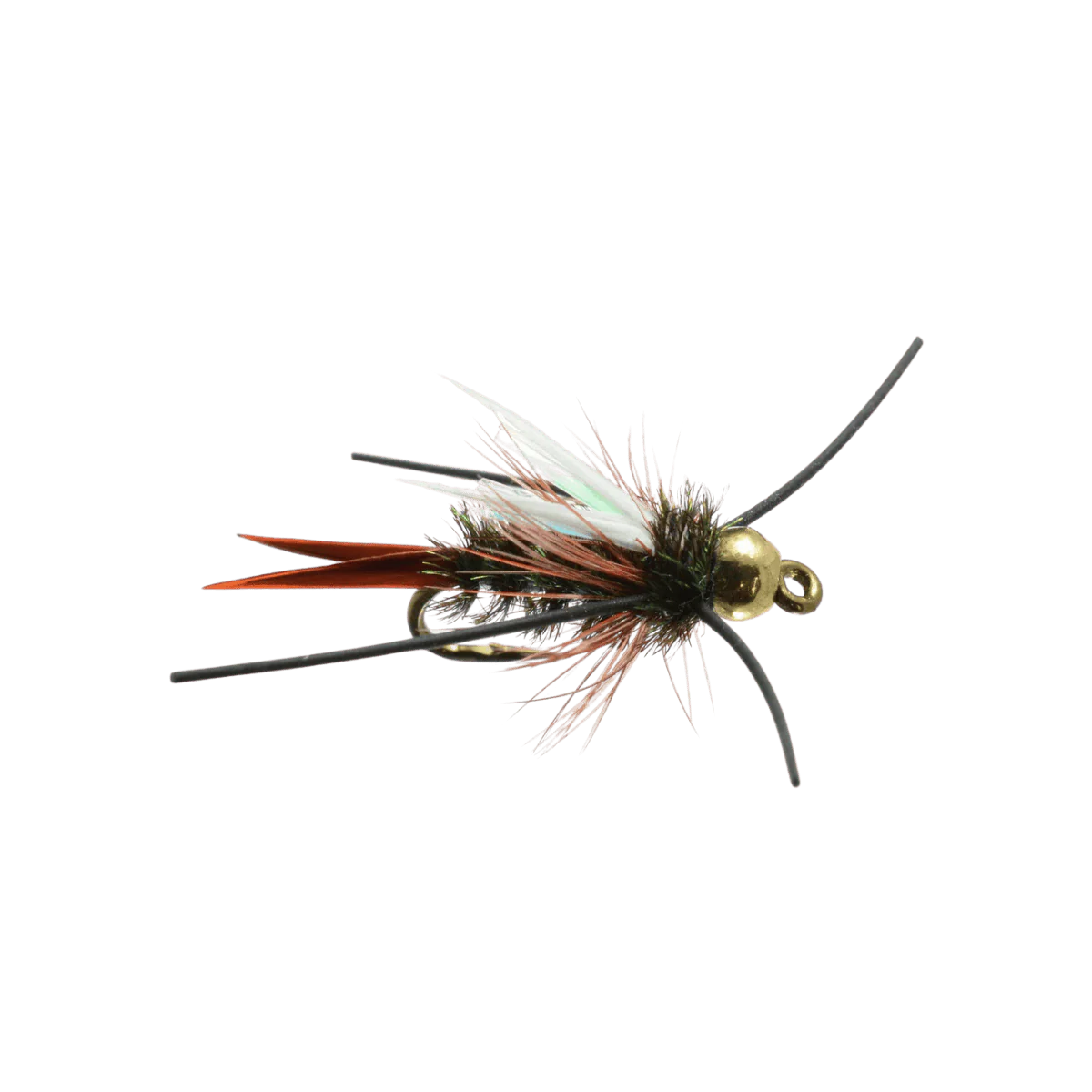 RAINY`S BEADHEAD PRINCE NYMPH RUBBER - #12
