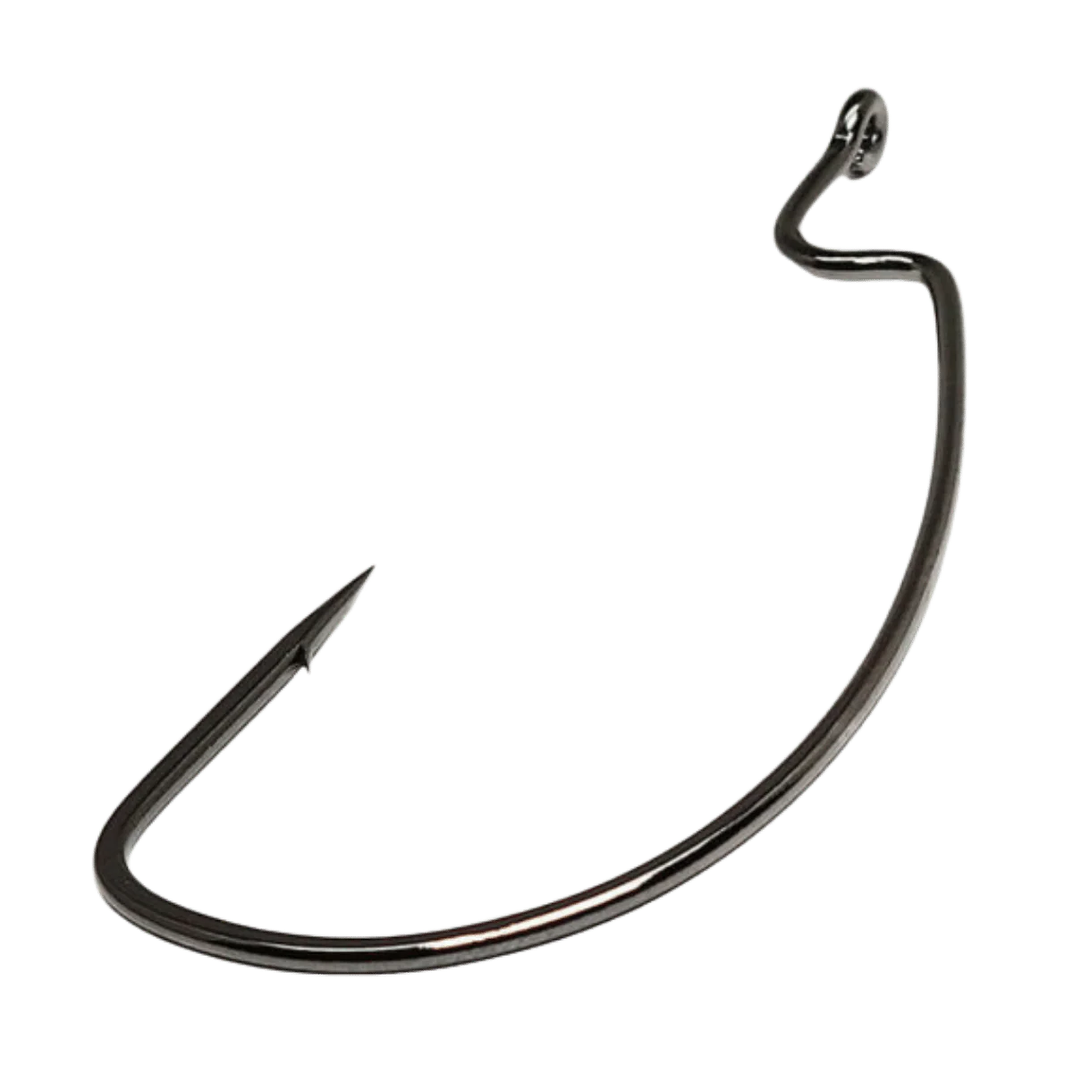 GAMAKATSU DEEP THROAT WIDE GAP HOOK 5PK - BLACK SIZE 4/0