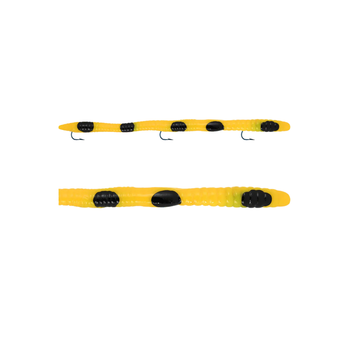 IKE-CON REGULAR WORM 6 1/4 INCH BRUISED BANANA
