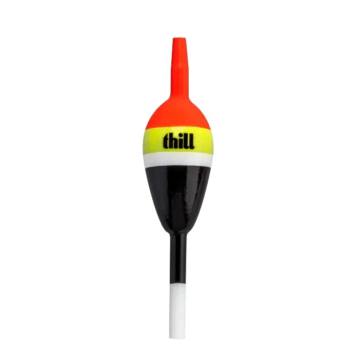 THILL NT + DAY GLOW FLOAT OVAL SLIP - 3/4IN CHART BLACK