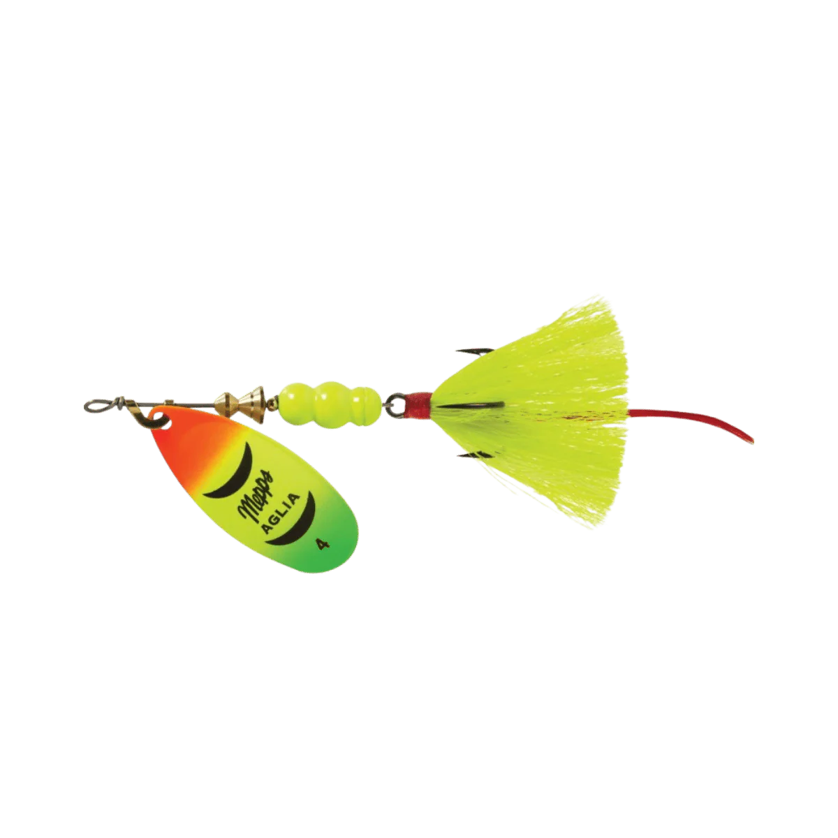 MEPPS AGLIA DRESSED 1/2OZ - HOT FIRETIGER-YELLOW