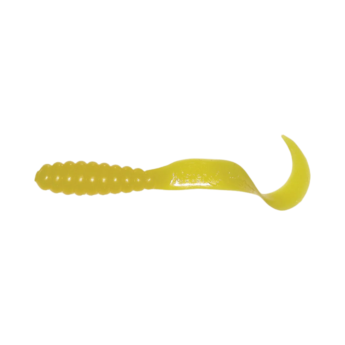 MISTER TWISTER MEENY LURE 20PK 3IN - YELLOW