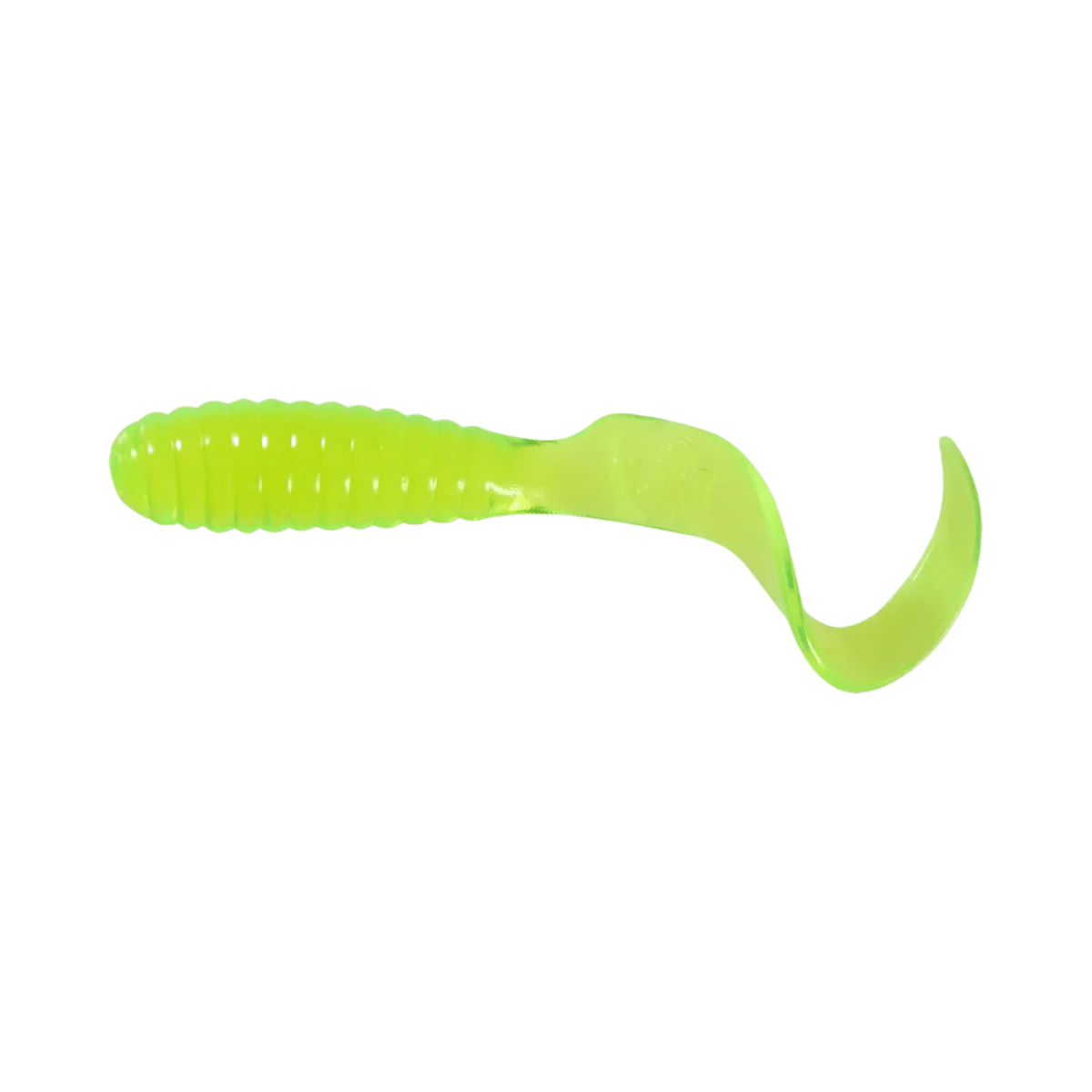 MISTER TWISTER TEENIE TWISTER TAIL 20PK - CHARTREUSE