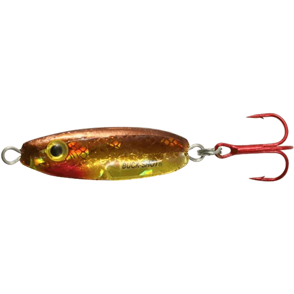 NORTHLAND BUCK-SHOT RATTLE SPOON - GOLD SHINER 1/8OZ