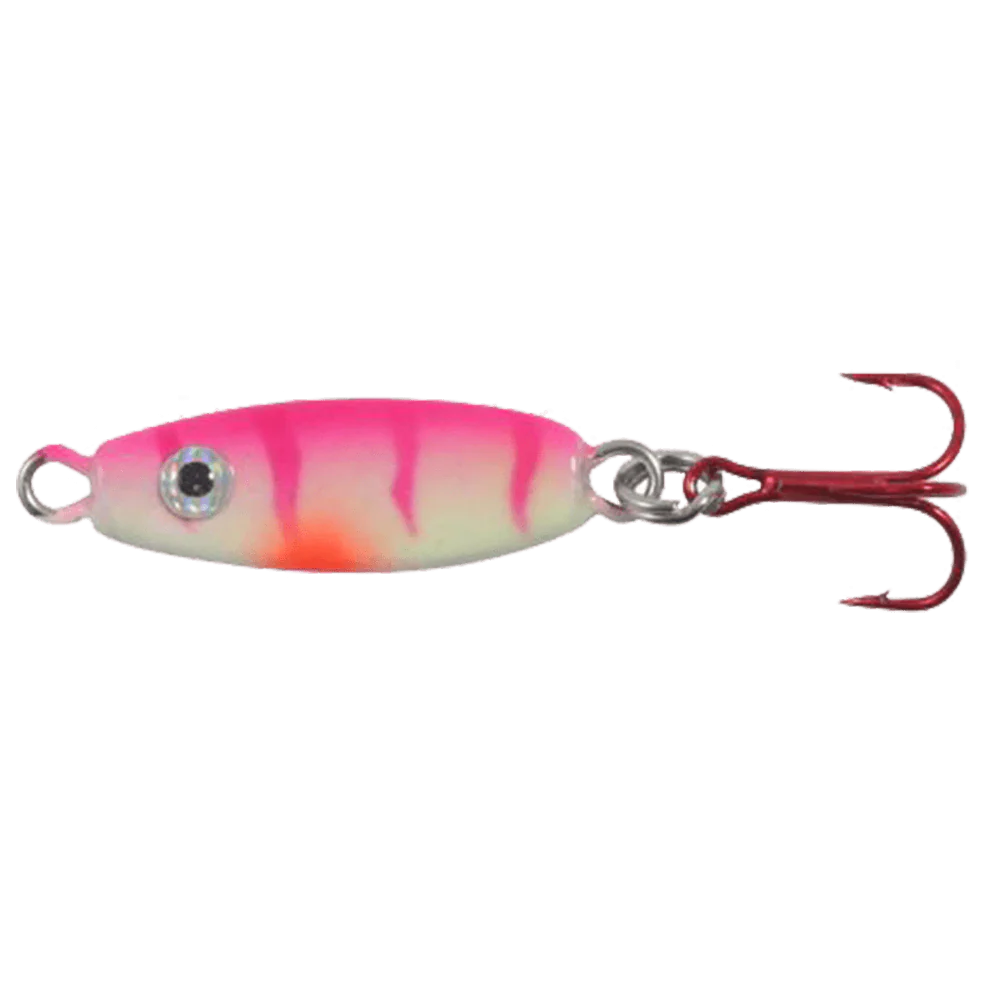 UV FORAGE MINNOW SPOON PINK TIGER 1/16OZ