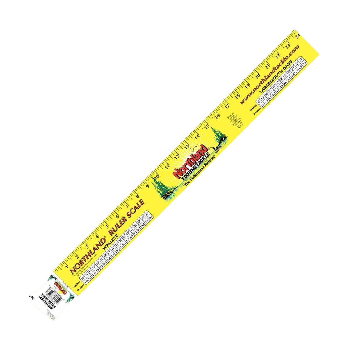 NORTHLAND RULER SCALE - 60IN - YELLOW