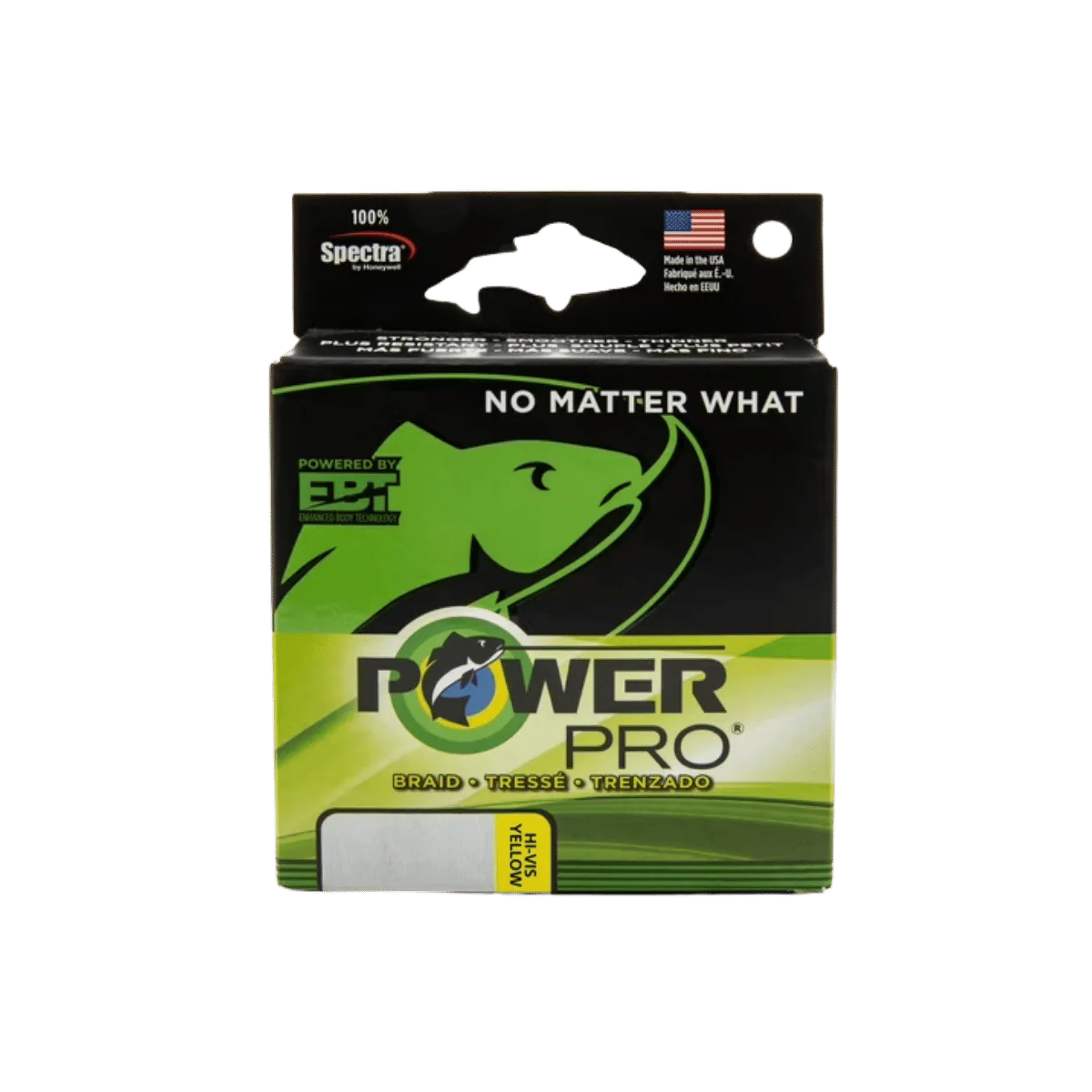 POWER PRO SPECTRA BRAID 150YD 15 LBS HI-VIS YELLOW