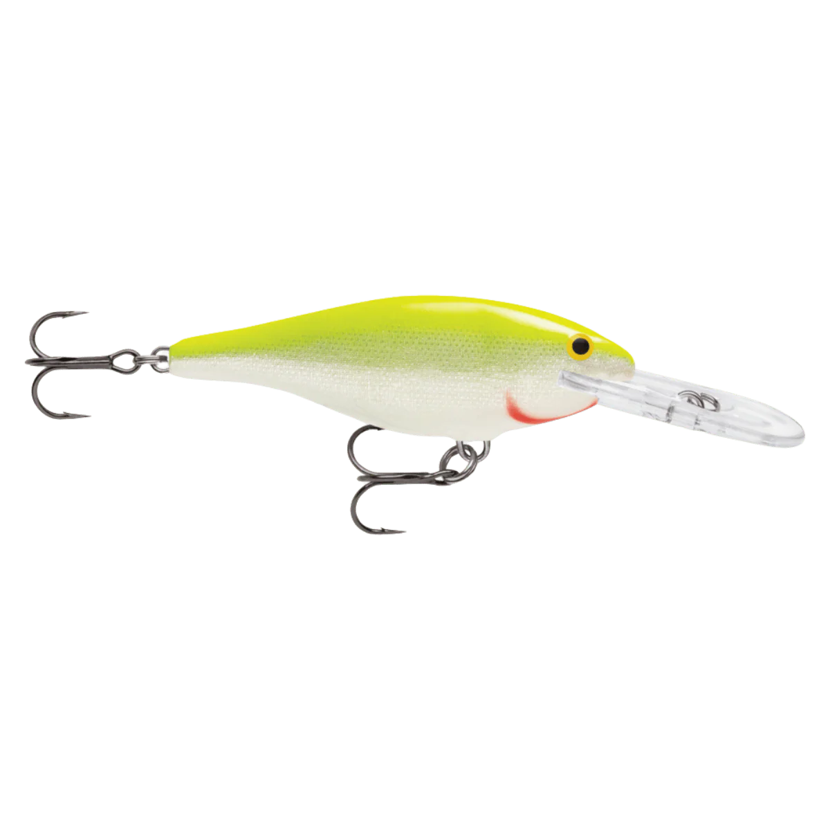 RAPALA SHAD RAPALA 05 - SILVER FLUORESCENT CHARTREUSE - 2 IN