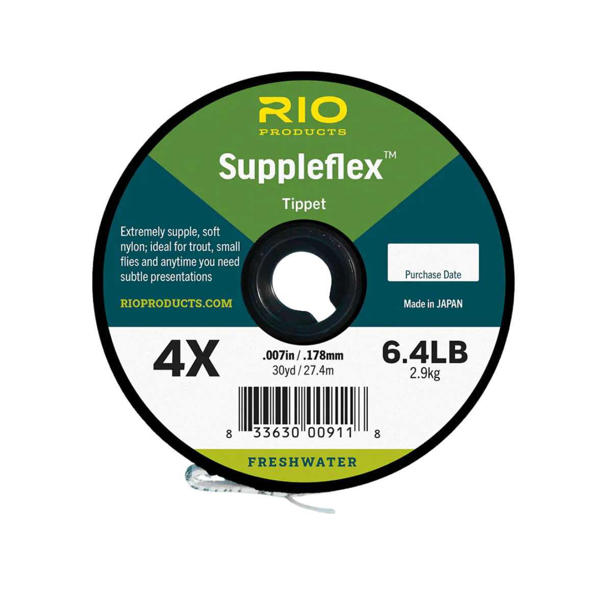 RIO SUPPLEFLEX TIPPET - 5X"