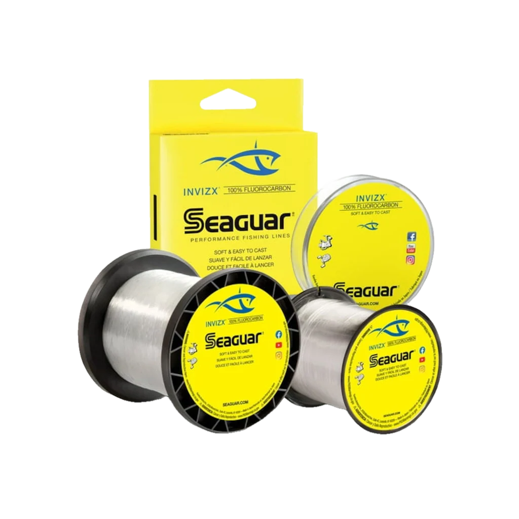 Invizx Fluorocarbon Mainline Performance Fishing Line 6lb, 200yd Clear