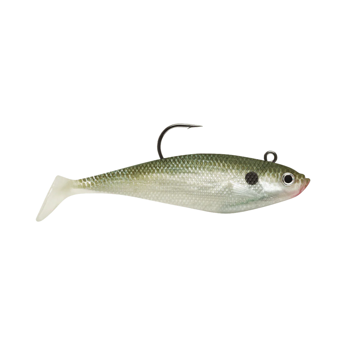 STORM WILDEYE SWIM SHAD 3 INCH 1/4 OZ #1/0 3 PACK - OLIVE SHAD