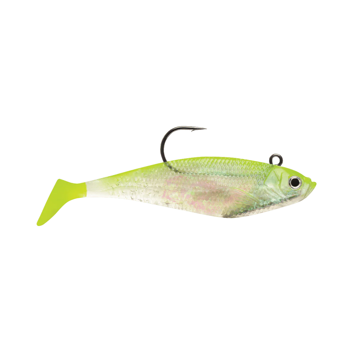 STORM WILDEYE SWIM SHAD 3 INCH 1/4 OZ #1/0 3 PACK - SHINER CHART SILVER