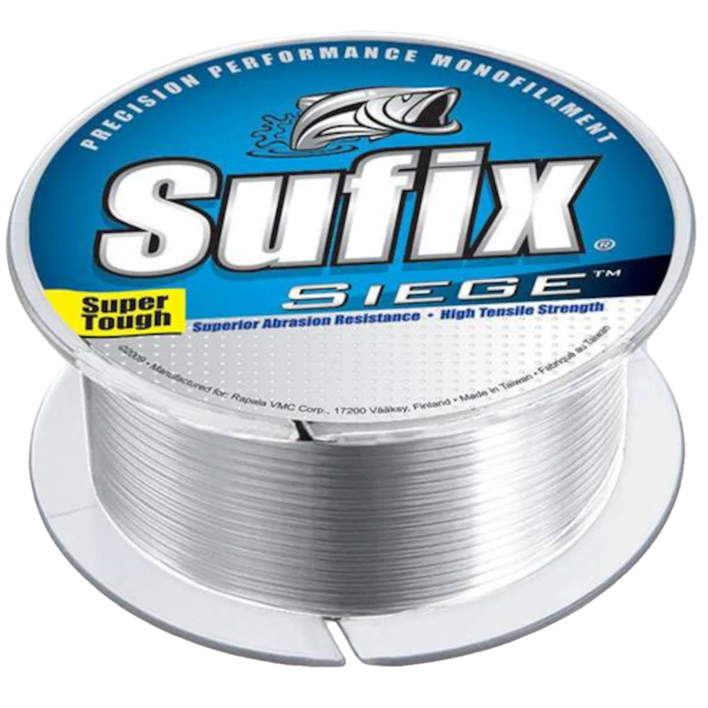 Sufix Siege Monofiliment Line 10lb, 330yds Clear