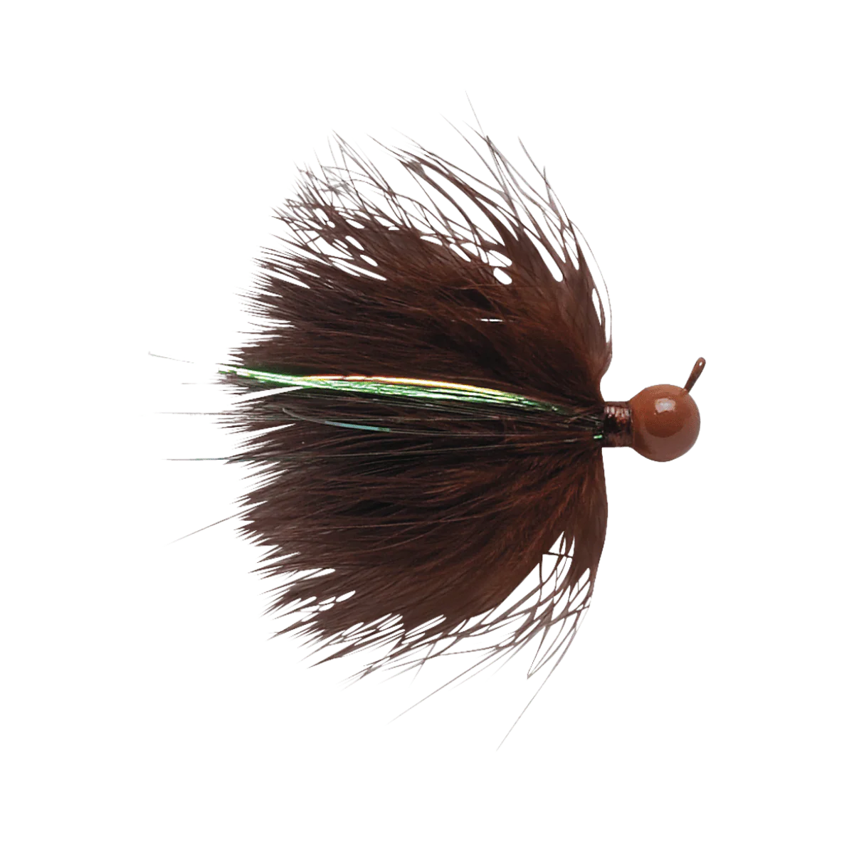 VMC DOMINATOR MARABOU JIG 1/16OZ- BROWN