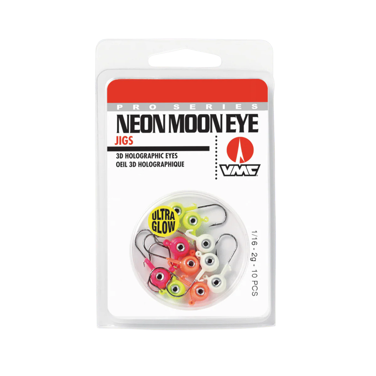 VMC NEON MOON EYE JIG GLOW KIT 1/32OZ - ASSORTED COLORS