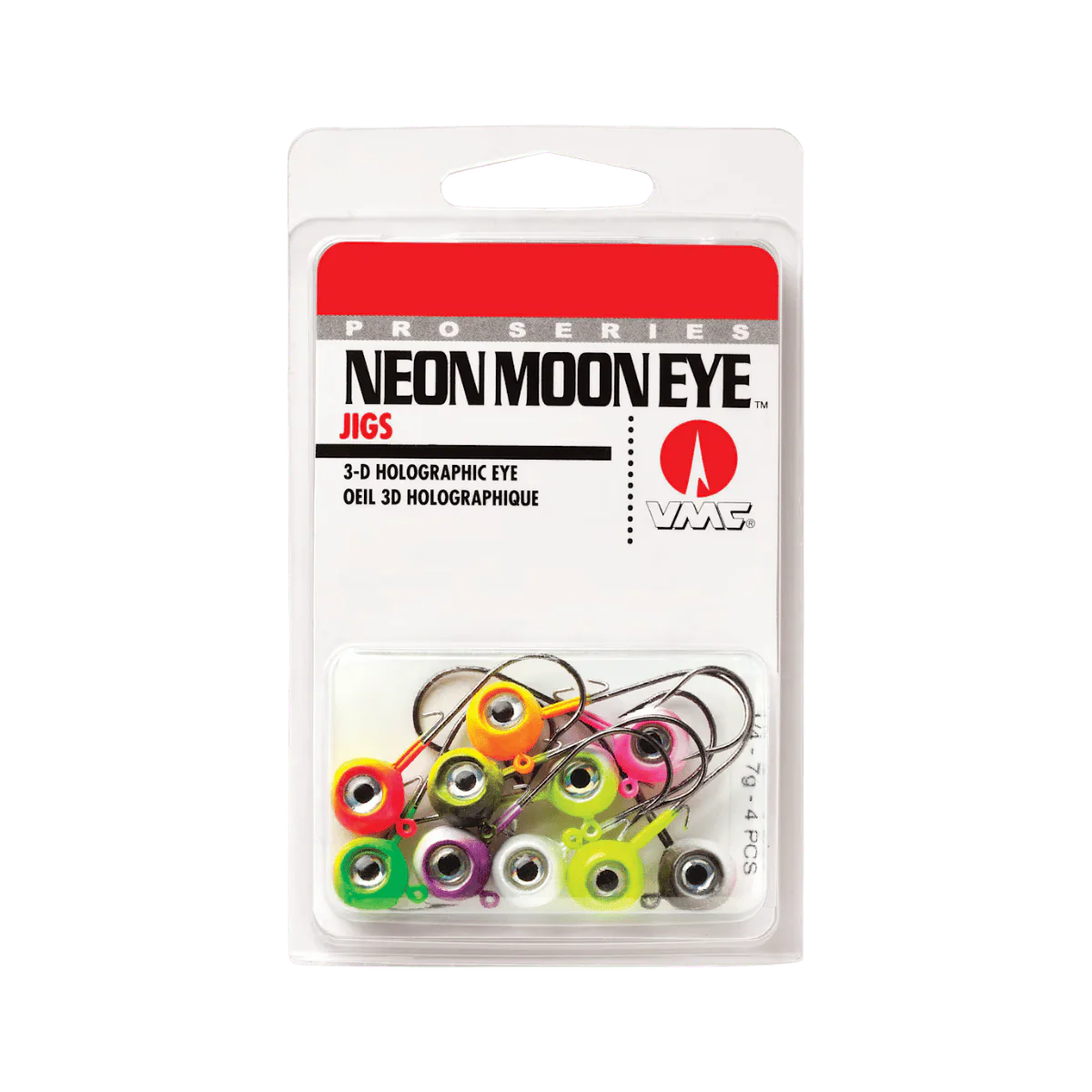VMC NEON MOON EYE JIG KIT 1/8OZ - ASSORTED