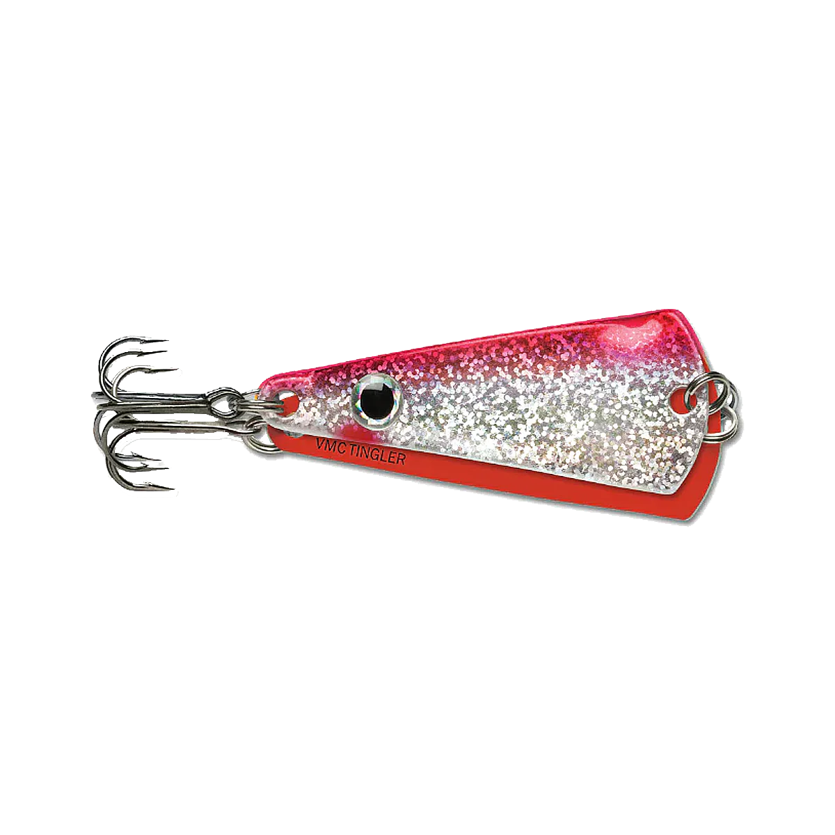 VMC TINGLER SPOON - 1/8oz - GLOW RED SHINER