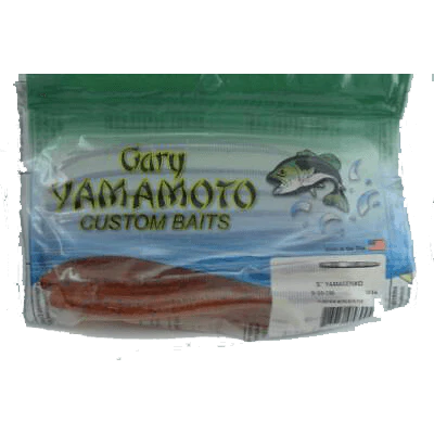 Yamamoto Senko worm 10 Pk Pumpkin/Black Flake 5" - Image 2