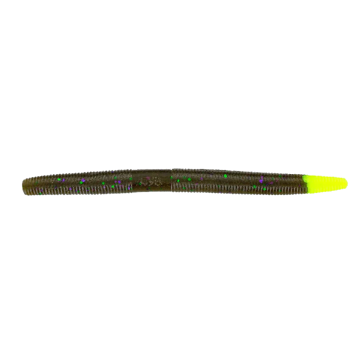 Yamamoto Senko worm 10 Pk Green Pumpkin/Chart Tail 5"