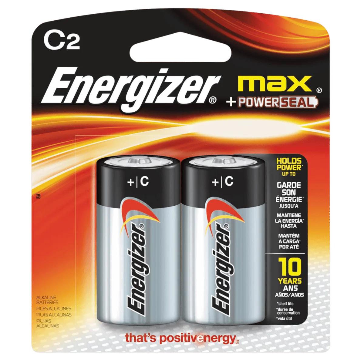 ENERGIZER BATTERY MAX C 2PK - ALKALINE