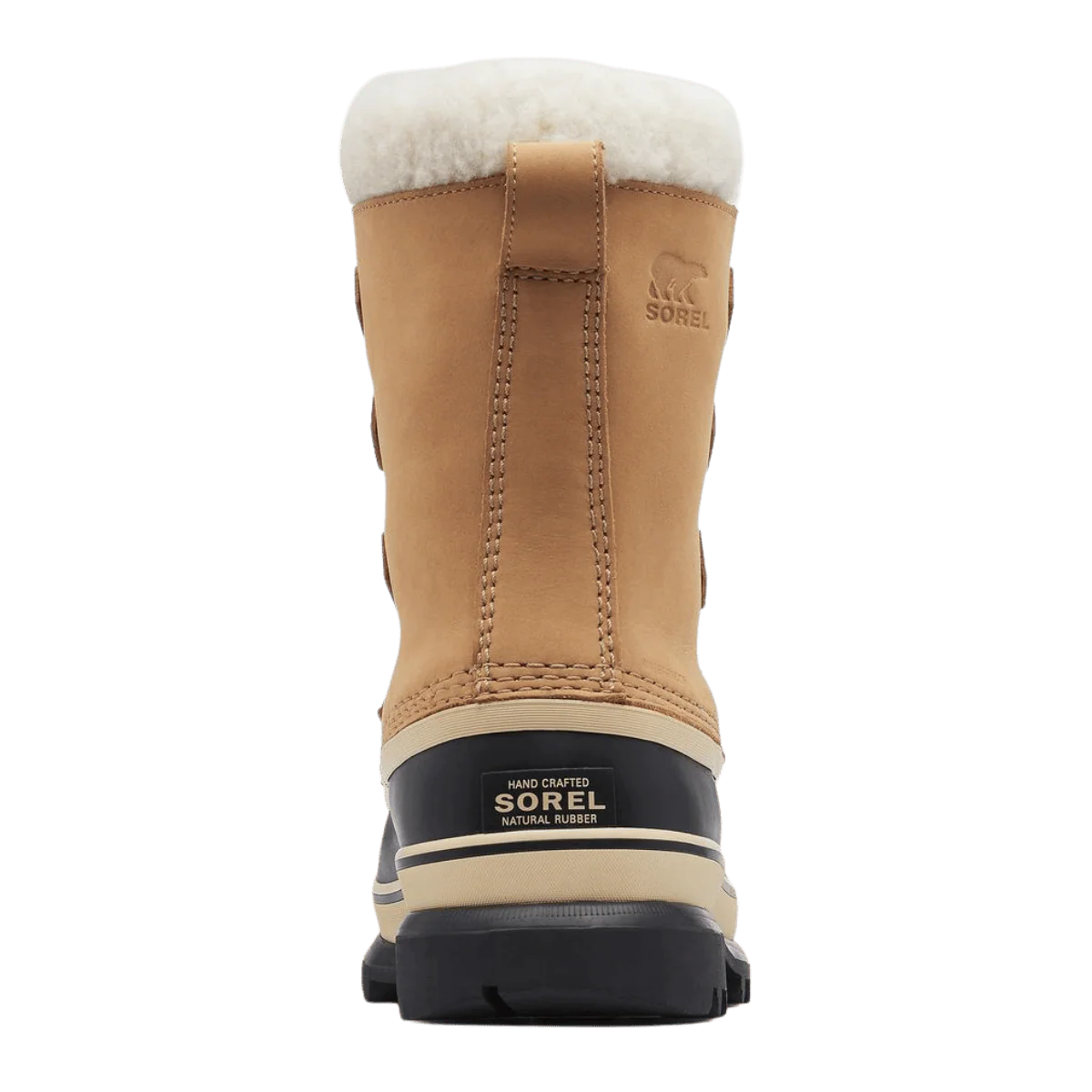 SOREL WOMEN'S CARIBOU WATERPROOF 9MM FELT LINER SNOW BOOTS - BUFF - Image 3