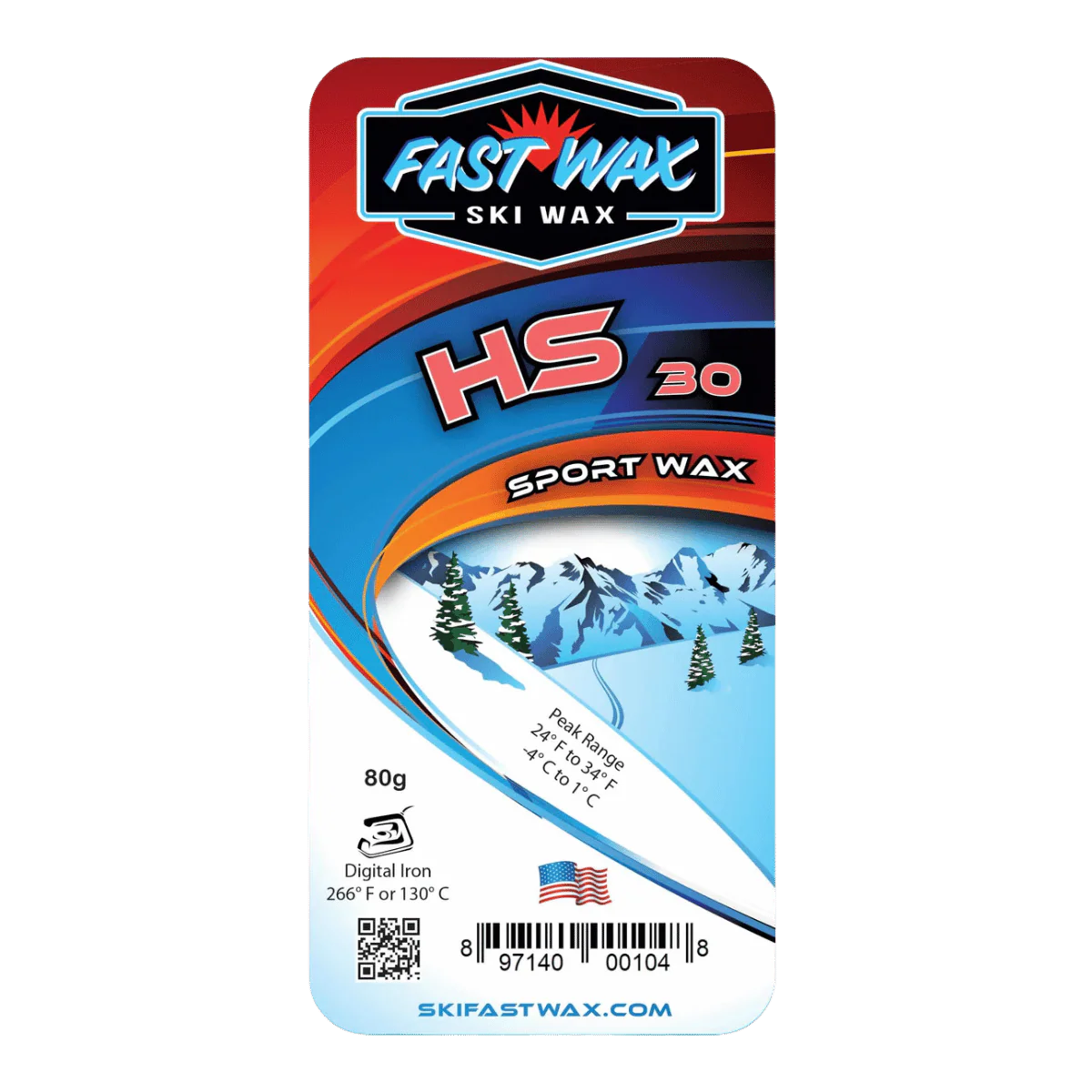 FAST WAX HS 30 SPORT WAX - RED