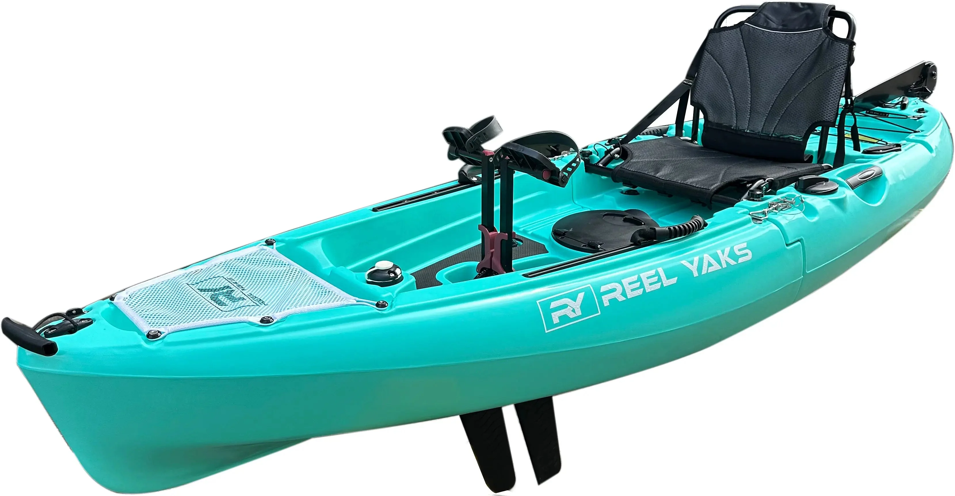 ReelYaks Raptor 9.5ft Fin Drive Modular Fishing Kayak - Image 10