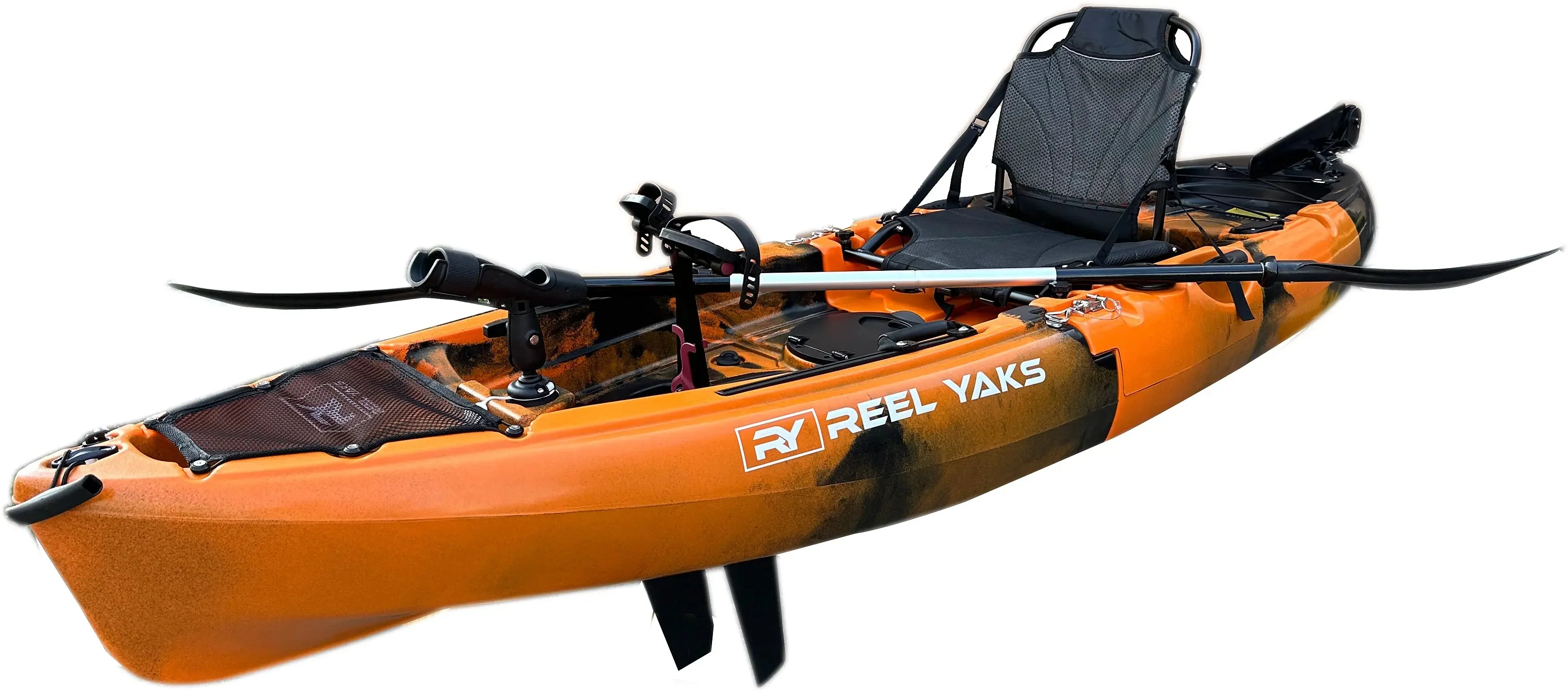 ReelYaks Raptor 9.5ft Fin Drive Modular Fishing Kayak - Image 17