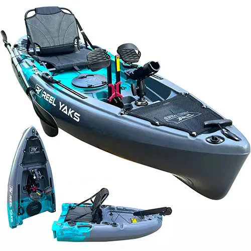 ReelYaks Raptor 9.5ft Fin Drive Modular Fishing Kayak - Image 33