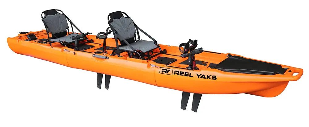 ReelYaks Rocket 13.8ft Tandem Fin Drive Modular Fishing Kayak - Image 4