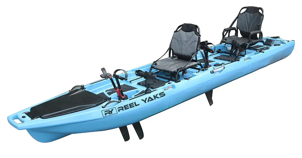ReelYaks Rocket 13.8ft Tandem Fin Drive Modular Fishing Kayak - Image 5