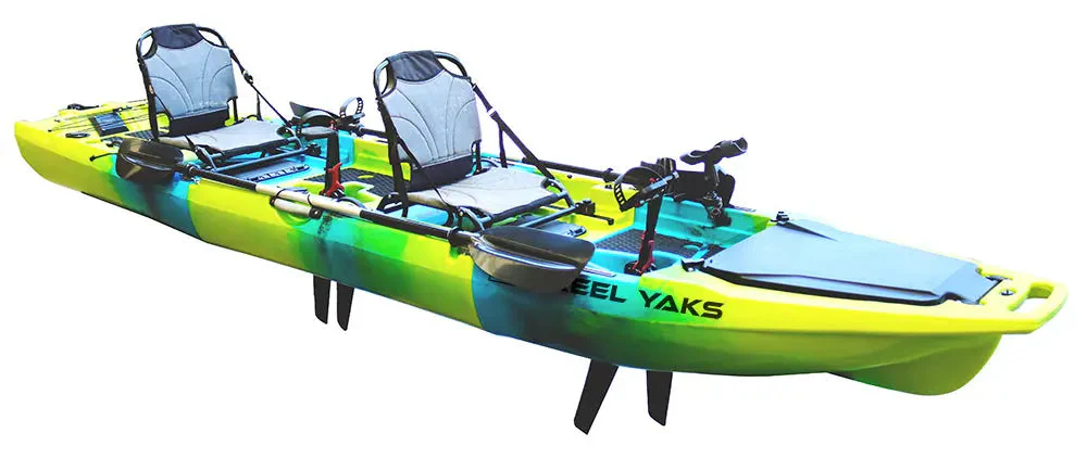 ReelYaks Rocket 13.8ft Tandem Fin Drive Modular Fishing Kayak - Image 6