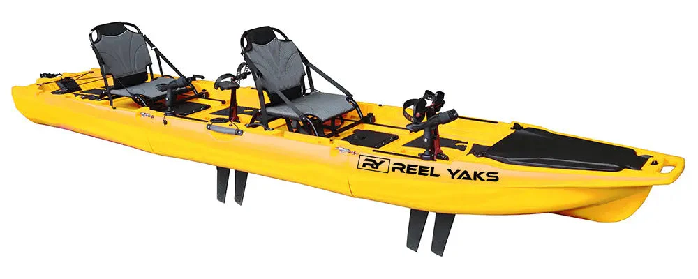 ReelYaks Rocket 13.8ft Tandem Fin Drive Modular Fishing Kayak - Image 7